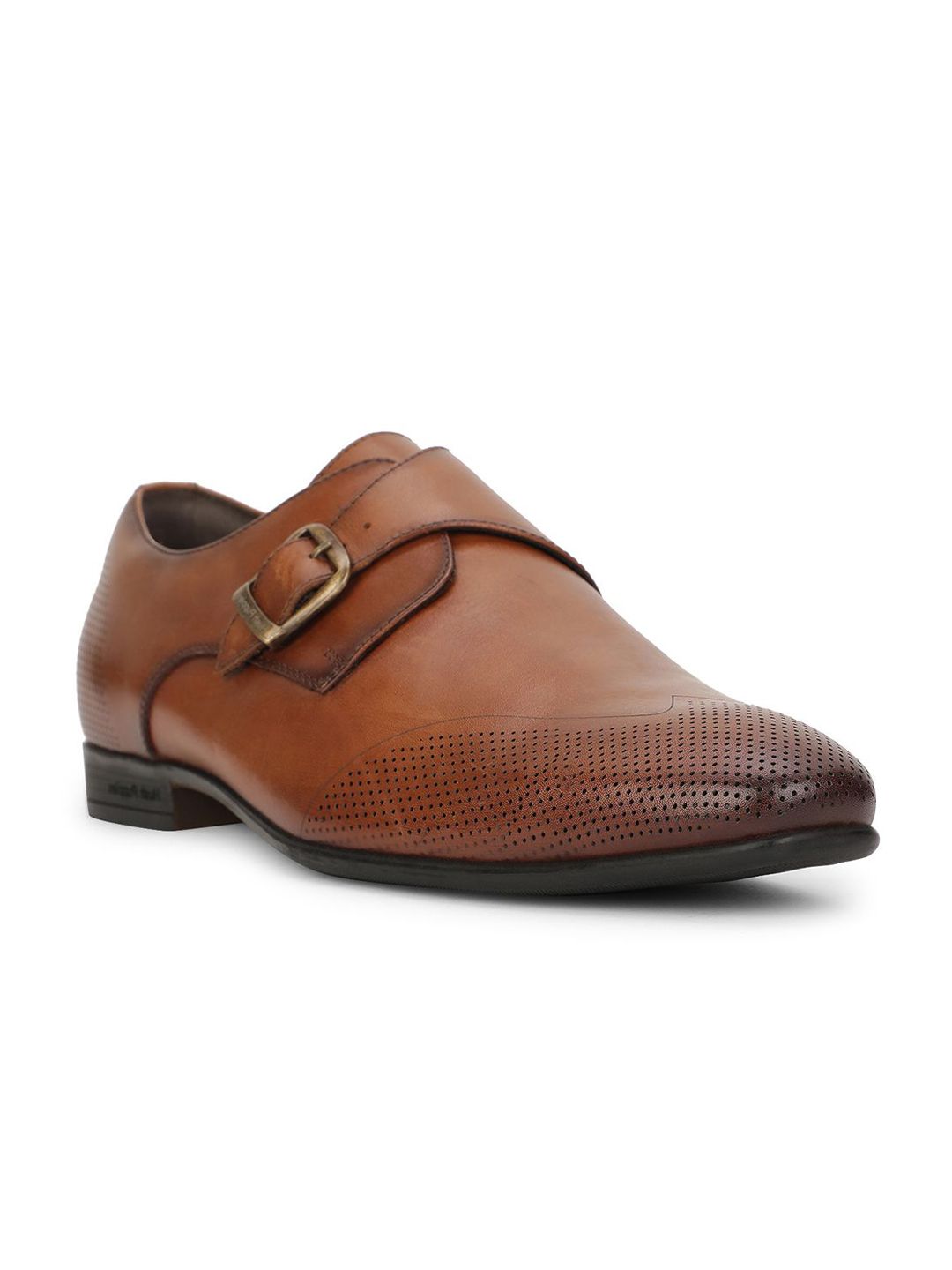 Hush Puppies Hush Puppies Men Round Toe Formal Monk Slip-On Shoes