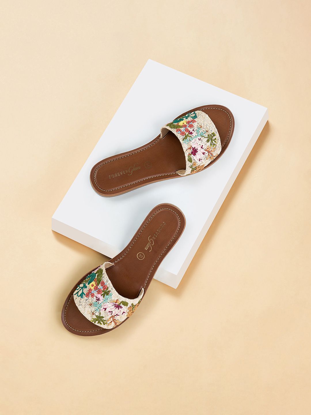 Forever Glam by Pantaloons Women Printed Ballerinas with Buckles Flats