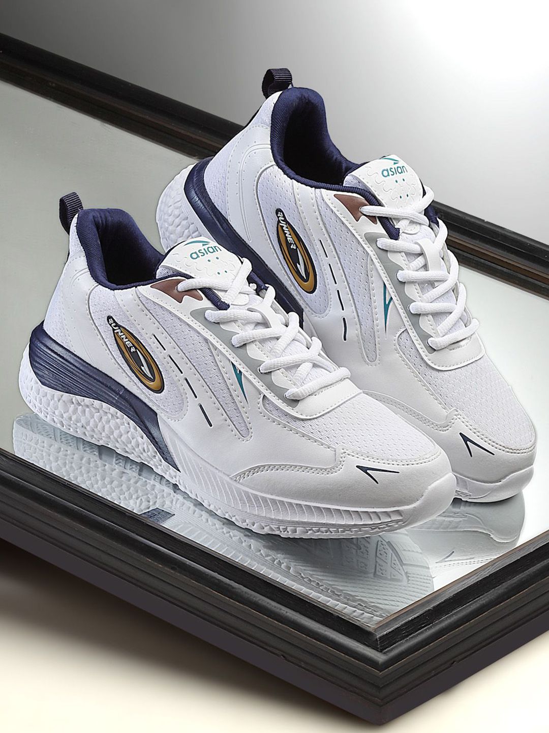 ASIAN Men Mesh Running Non-Marking Shoes