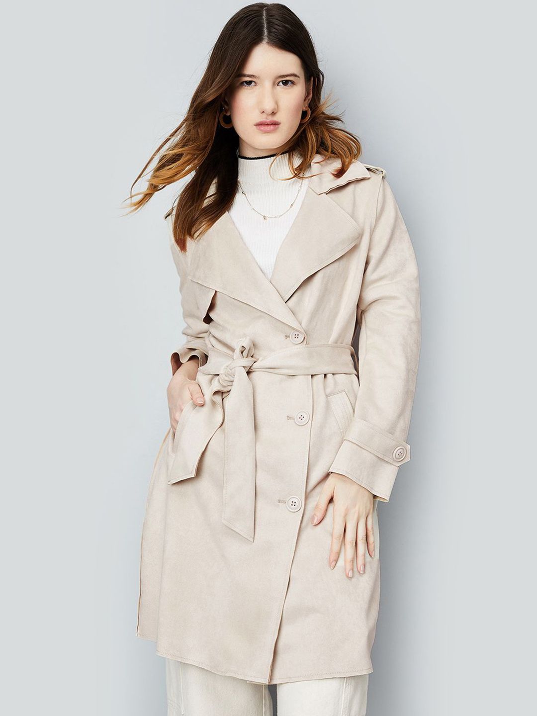 Buy max Women Polyester Longline Duster Jacket - Jackets for Women