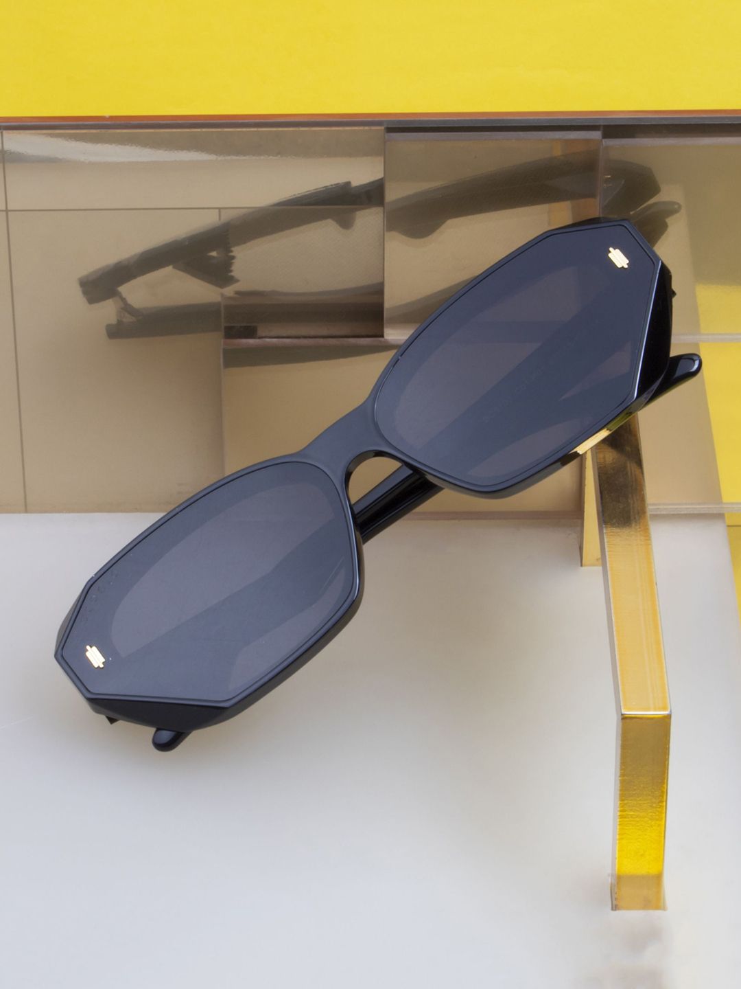 Ted Smith Adults Cateye Sunglasses with Polarised Lens SANTORINI_C2-BLACK