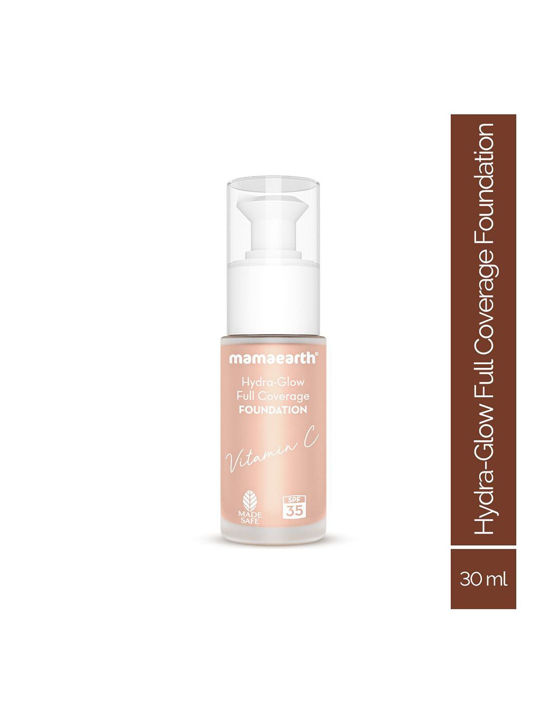 Mamaearth Hydra-Glow Full Coverage Foundation with Vitamin C 30ml - Ivory Glow 01 deal from myntra Mamaearth Hydra-Glow Full Coverage Foundation with Vitamin C 30ml - Ivory Glow 01 deal from myntra
