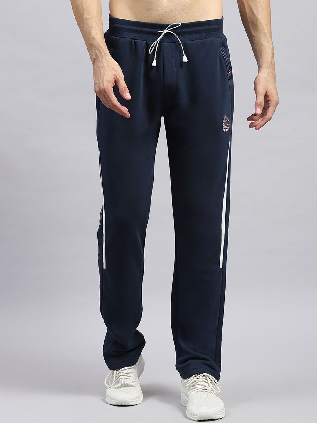Monte Carlo Men Printed Mid-Rise Track Pants