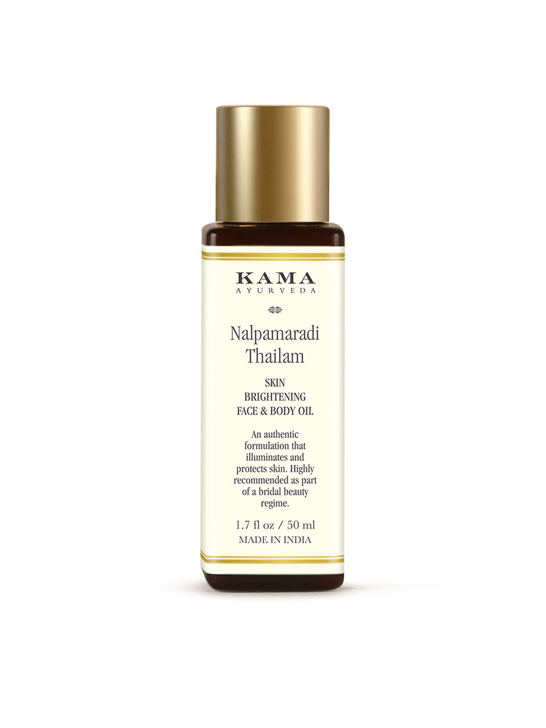 KAMA AYURVEDA Nalpamaradi Thailam Sustainable Skin Brightening Treatment - 50 ml