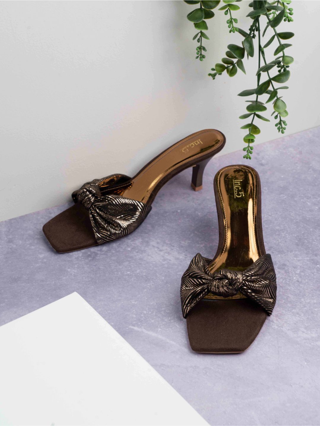 Inc 5 Inc 5 Women Party Square Toe Kitten Heels
