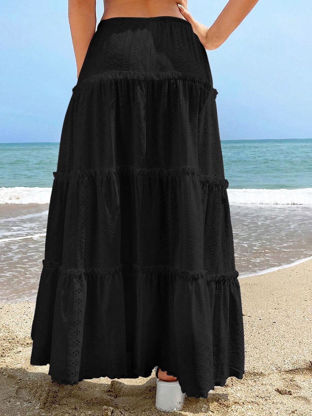 Buy Stylecast X Slyck Flared Maxi Skirt - Skirts for Women