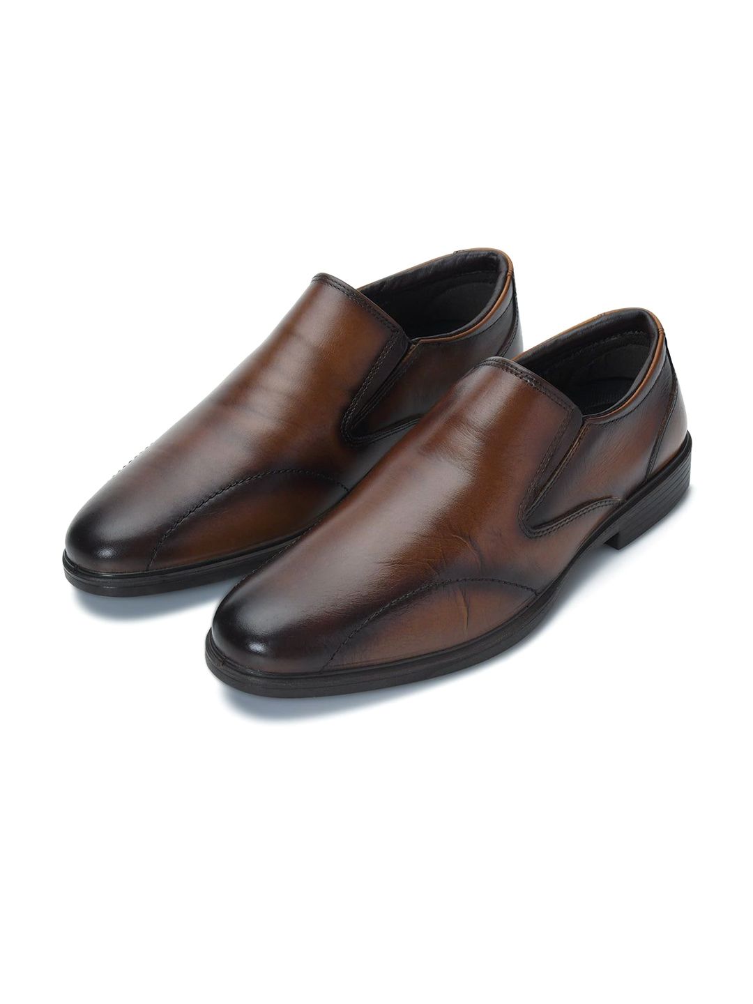 ERGON Men Leather Loafers Formal Shoes