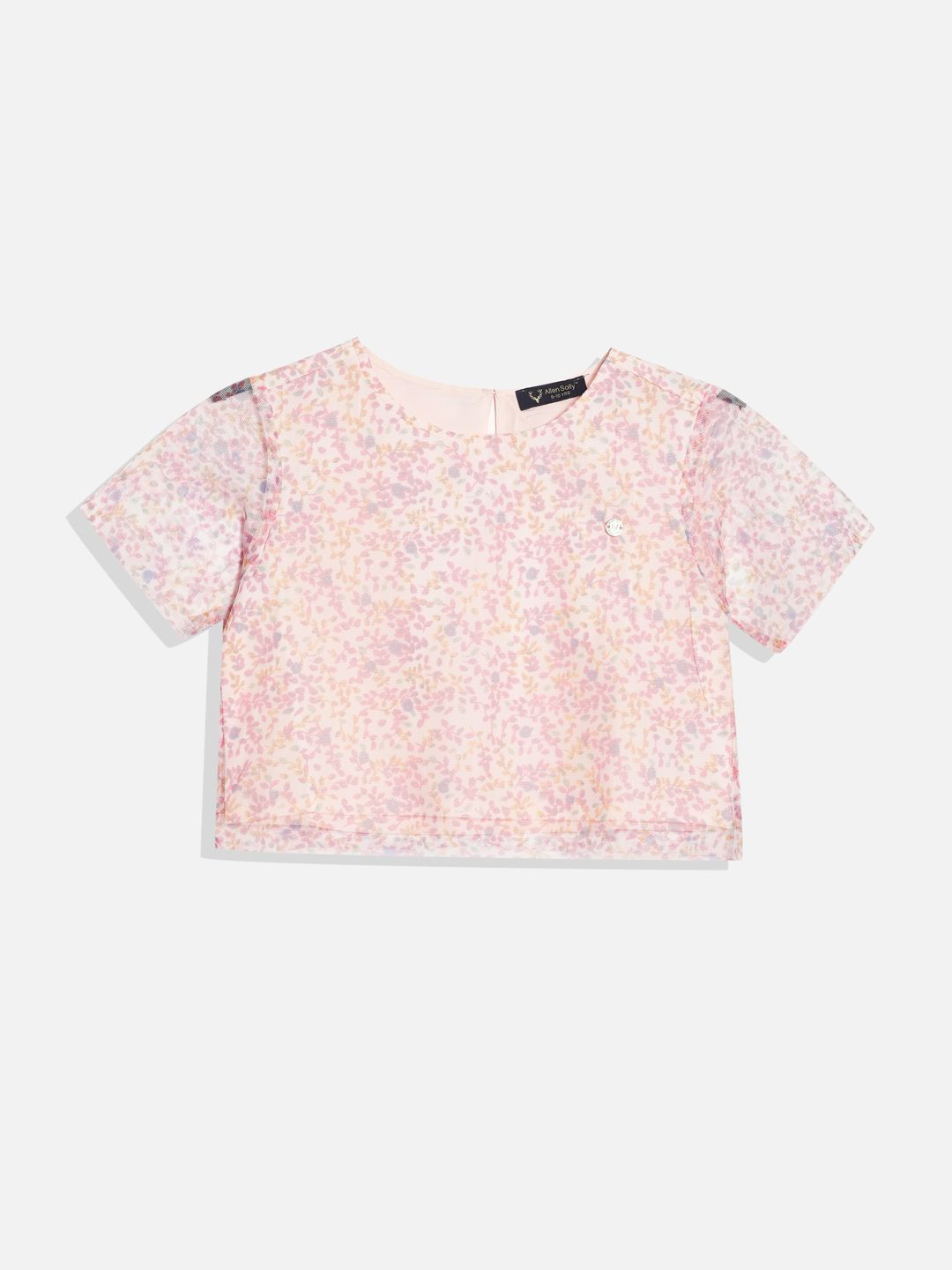 Allen Solly Junior Girls Cotton Floral Printed Cotton Top