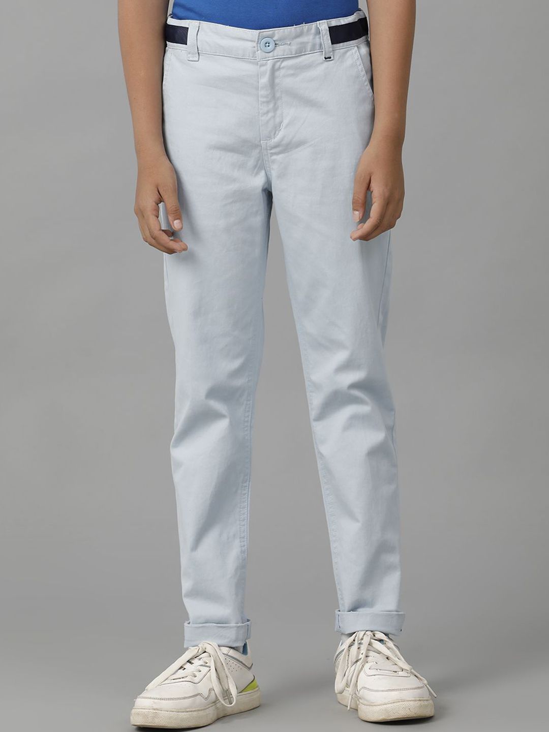 UNDER FOURTEEN ONLY Boys Mid-Rise Slim Fit Regular Trousers