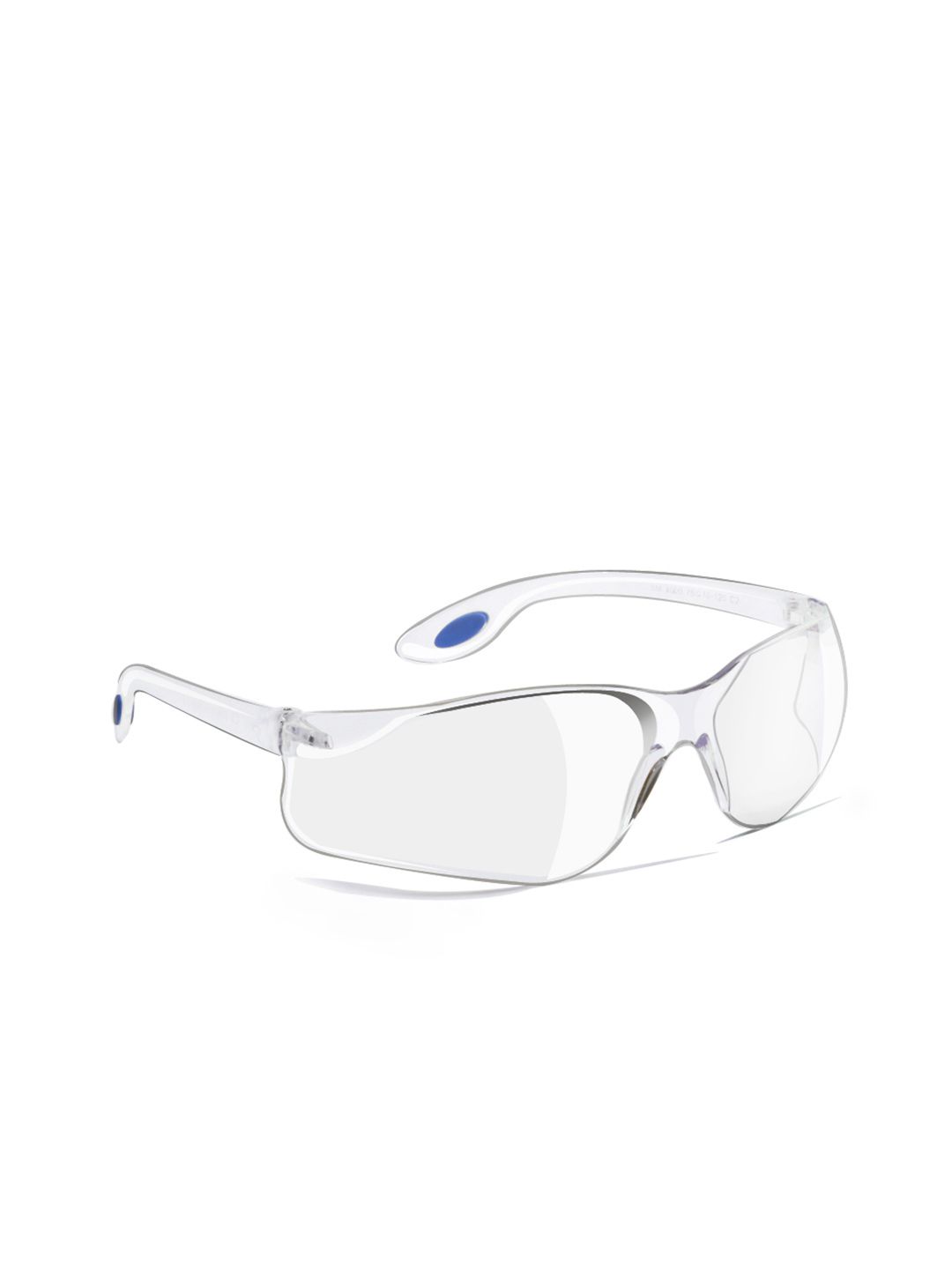 Specsmakers Unisex Rectangle Sunglasses SSFCWTBL76SMO7000-White