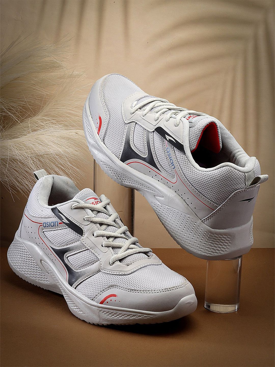 ASIAN Men Mesh Running Non-Marking Shoes