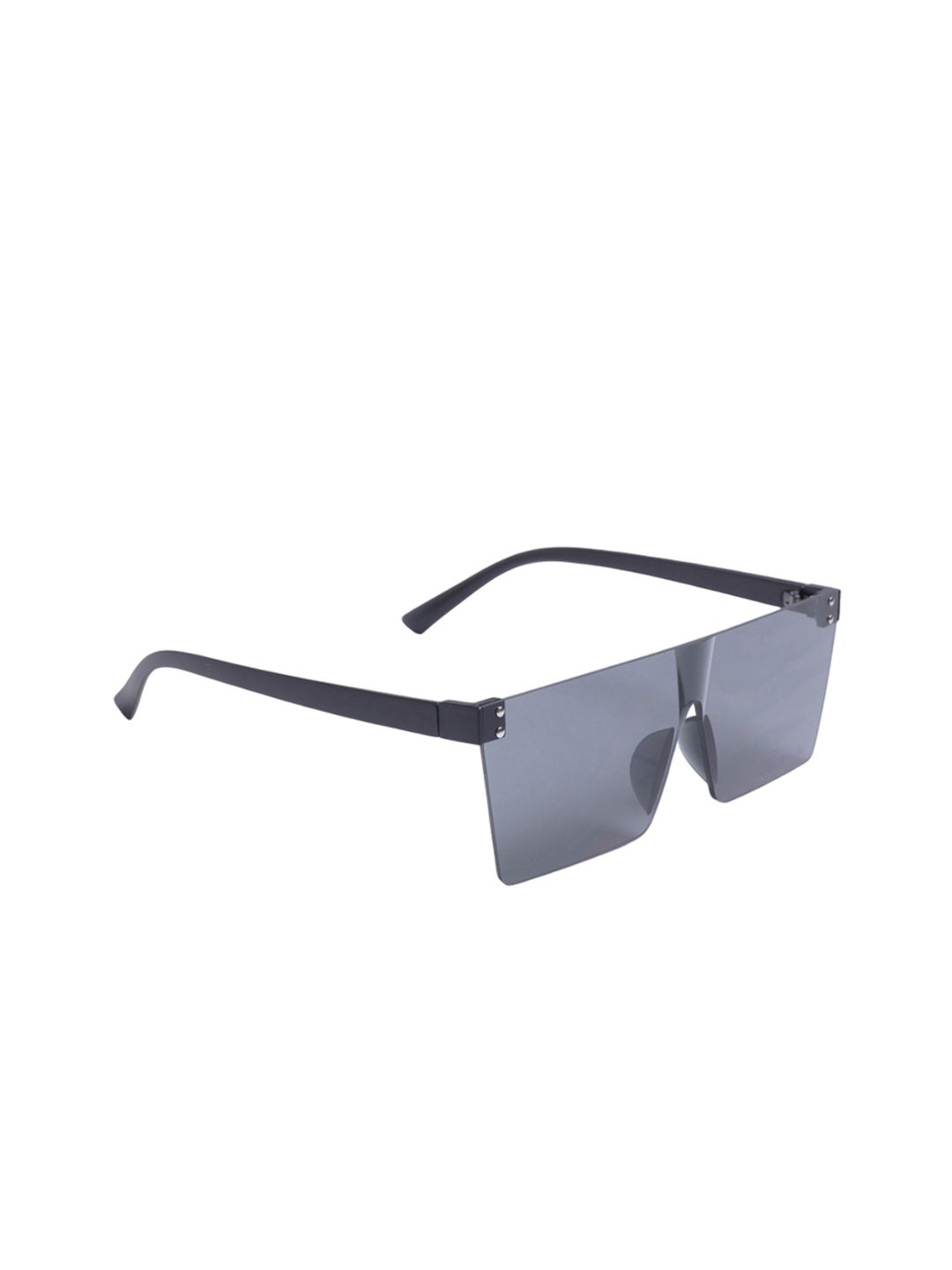 DIMEH Unisex Square Sunglasses with UV Protected Lens SG-330-Black