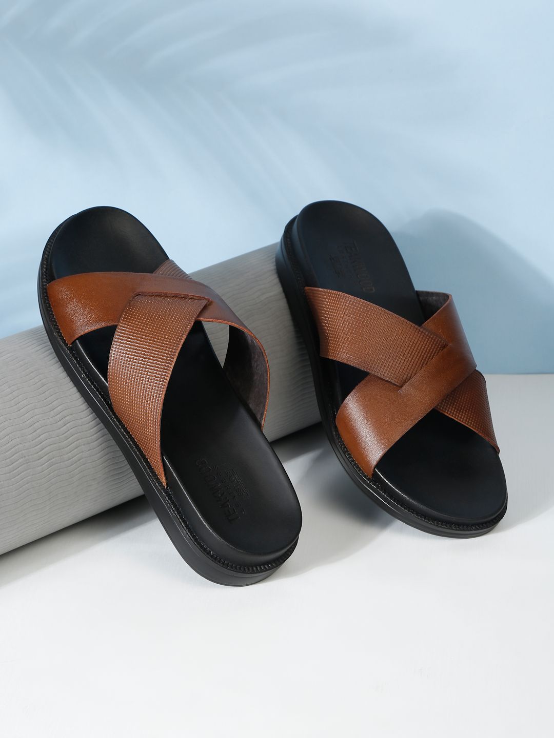 Teakwood Leathers Men Comfort Sandals
