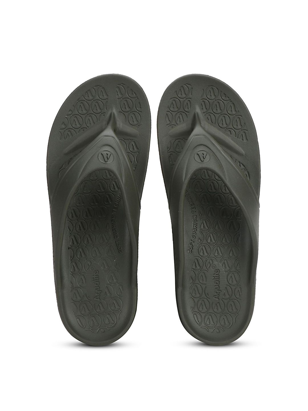 Aqualite Men Cushion Thong Flip-Flops