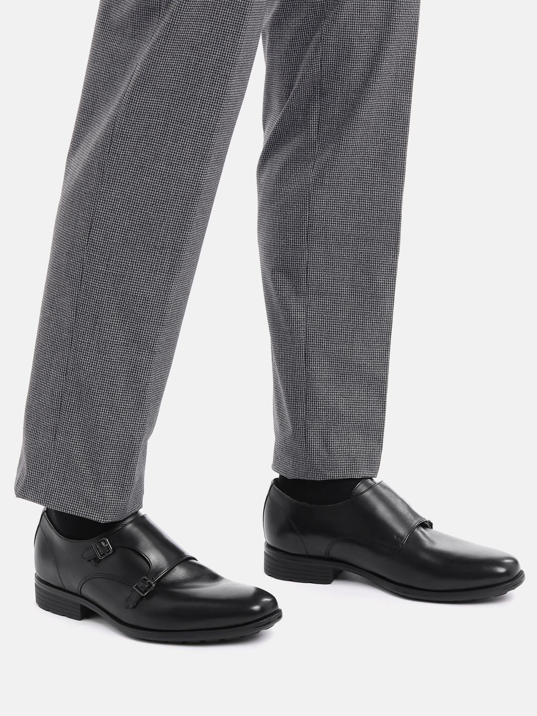 Buy Geox Men U Walk Pleasure F D Leather Formal Monk Shoes  display picture 2
