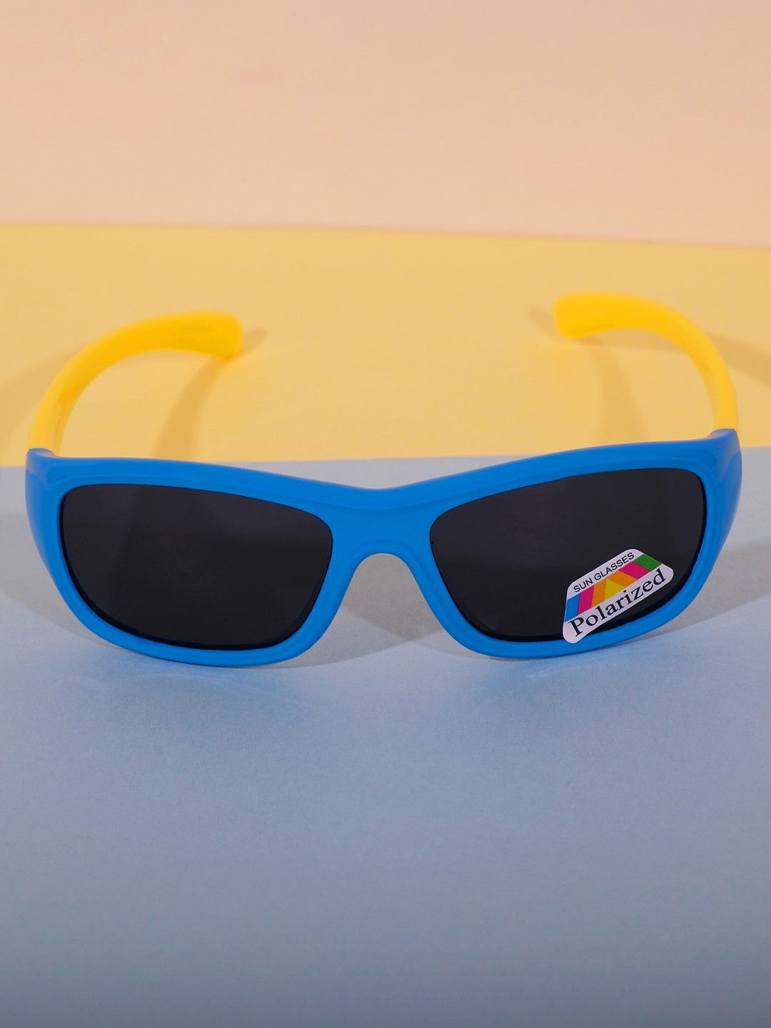 DukieKooky Unisex Kids Rectangle Sunglasses with Polarised and UV Protected Lens