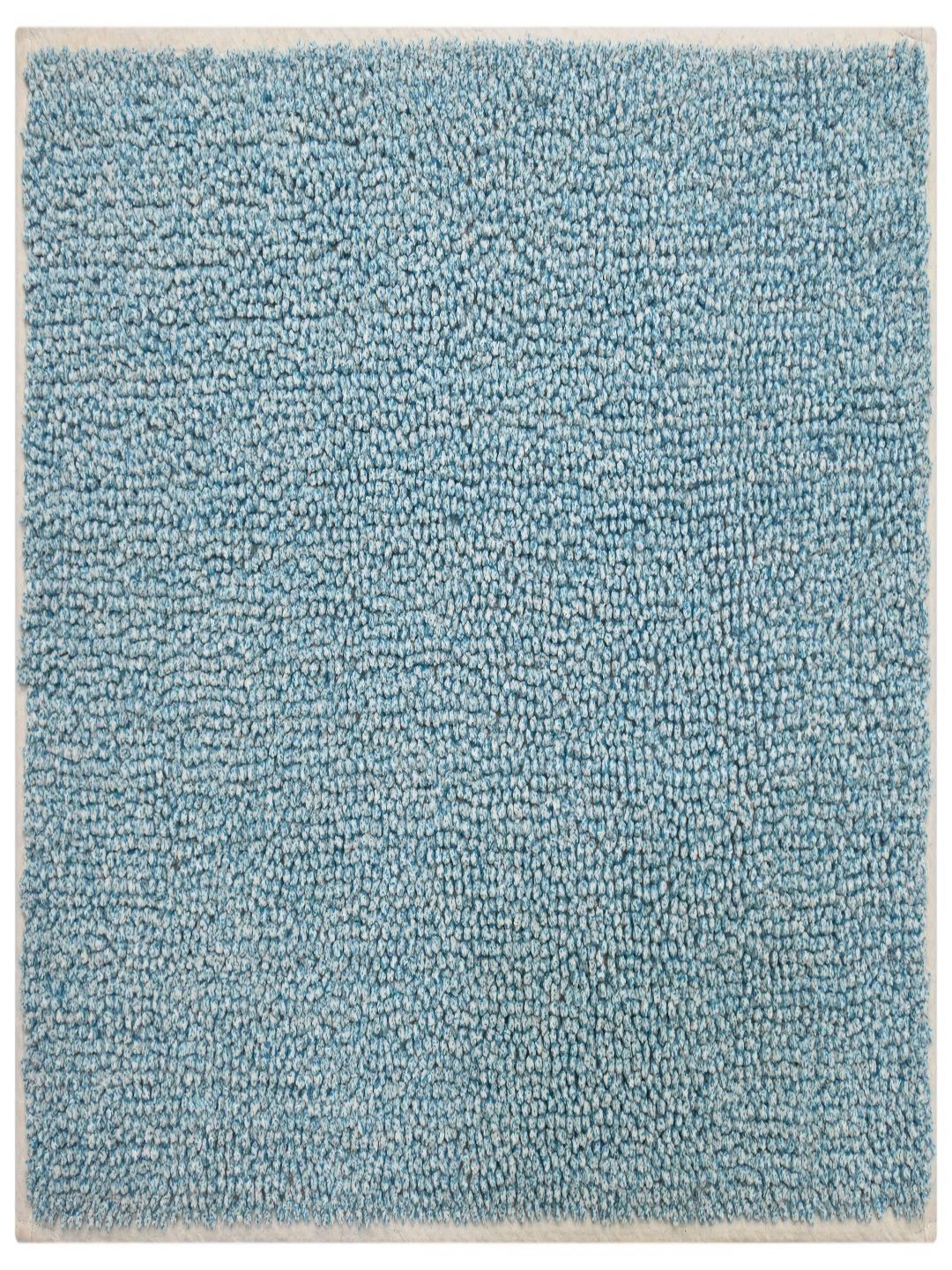 CAZIMO Blue Super Absorbent Pure Cotton Bath Rugs
