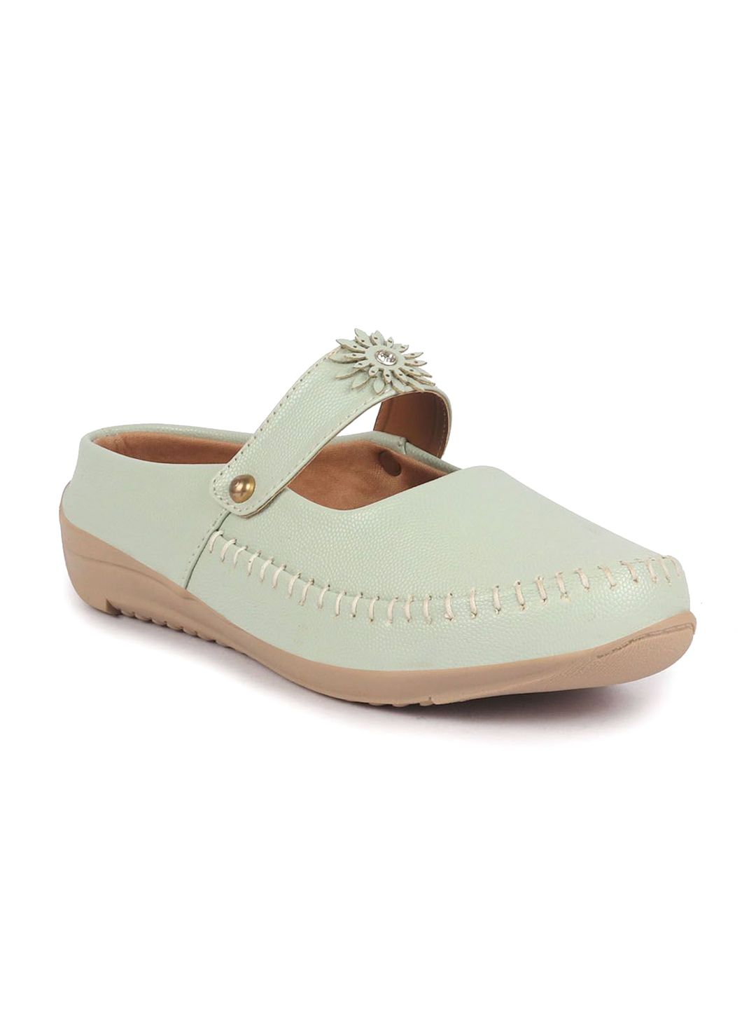 FAUSTO Women's PU Slip-On Ballerinas