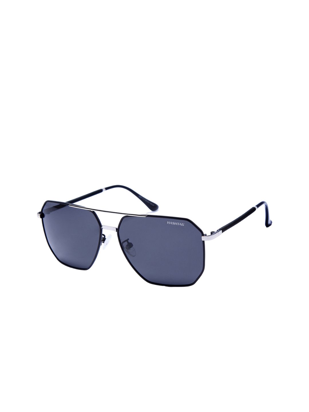 HASHTAG EYEWEAR Unisex Oversized Sunglasses with Polarised and UV Protected Lens