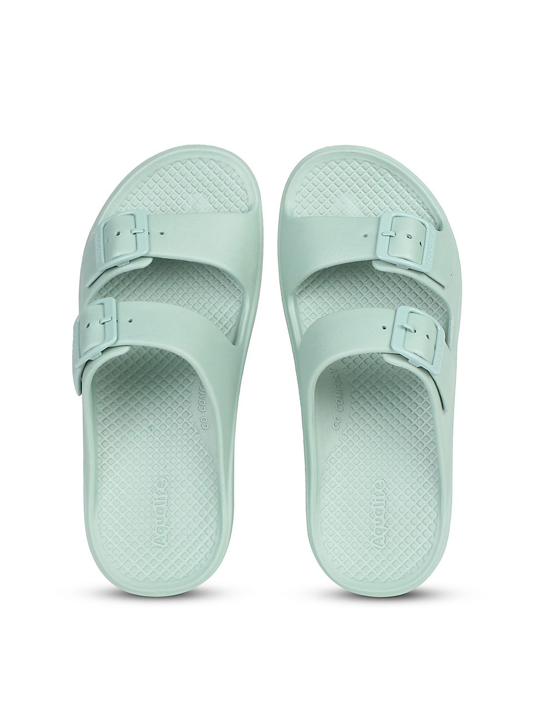 Aqualite Women Buckle Strap Sliders