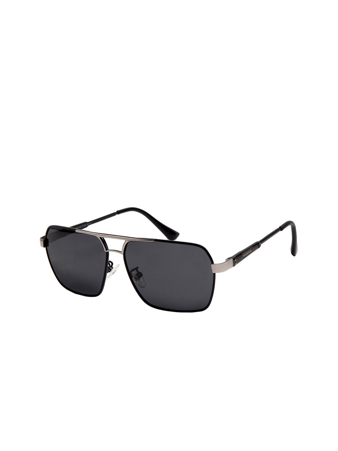 HASHTAG EYEWEAR Unisex Rectangle Sunglass with Polarised & UV Protected Lens SGHT54_08_C1