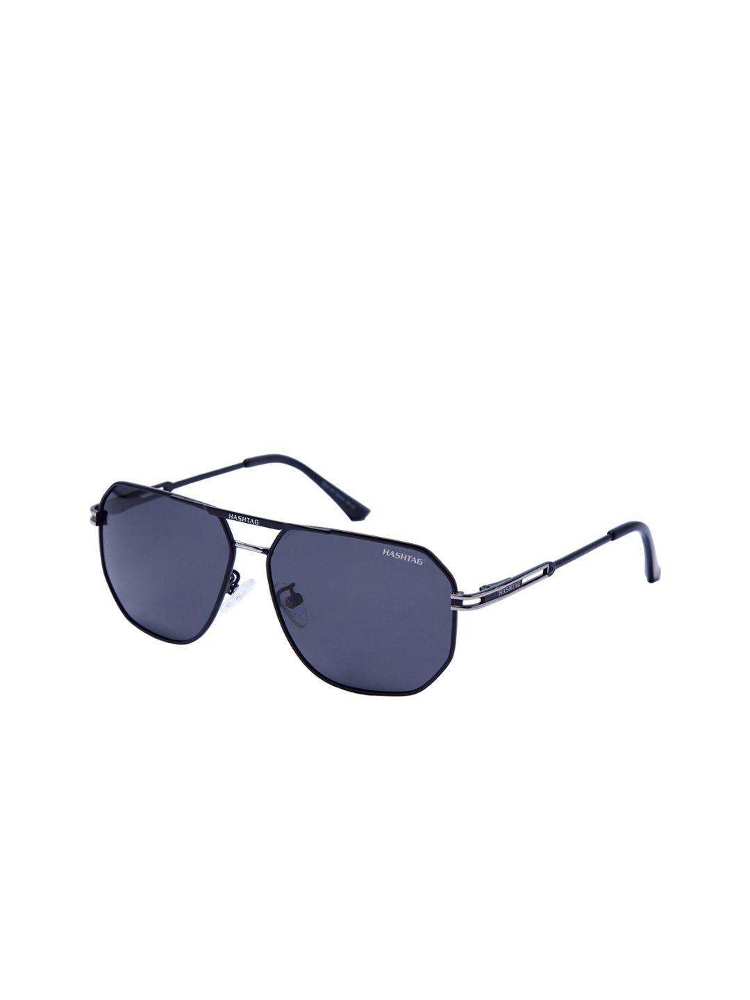 HASHTAG EYEWEAR Unisex Oversized Sunglass with Polarised & UV Protected Lens SGHT54_07_C4