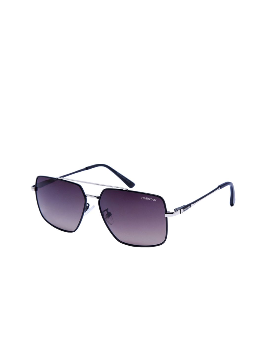 HASHTAG EYEWEAR Unisex Aviator Sunglasses with Polarised & UV Protected Lens SGHT54_06_C5