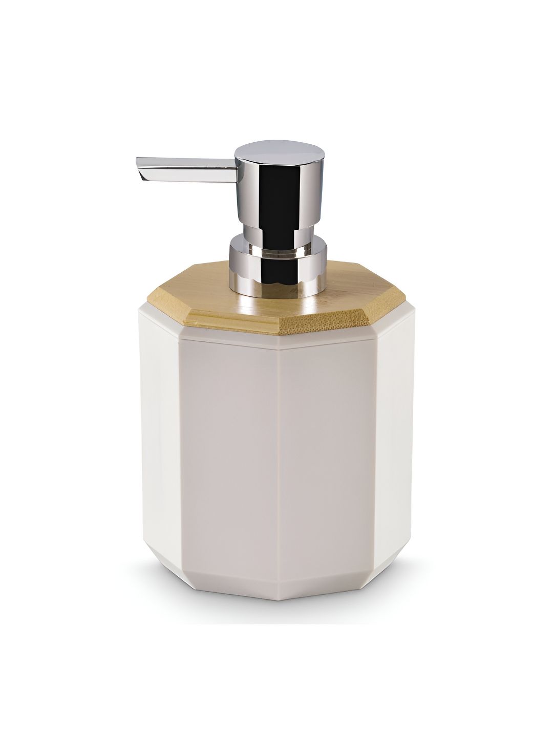 Freelance Cream-Coloured Solid Plastic Soap Dispenser