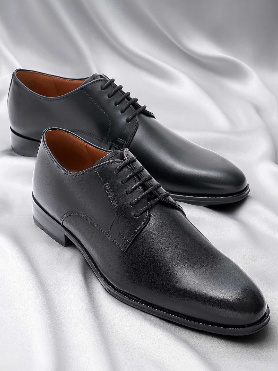 Ruosh Ruosh Men Leather Round Toe Formal Lace - ups Derbys