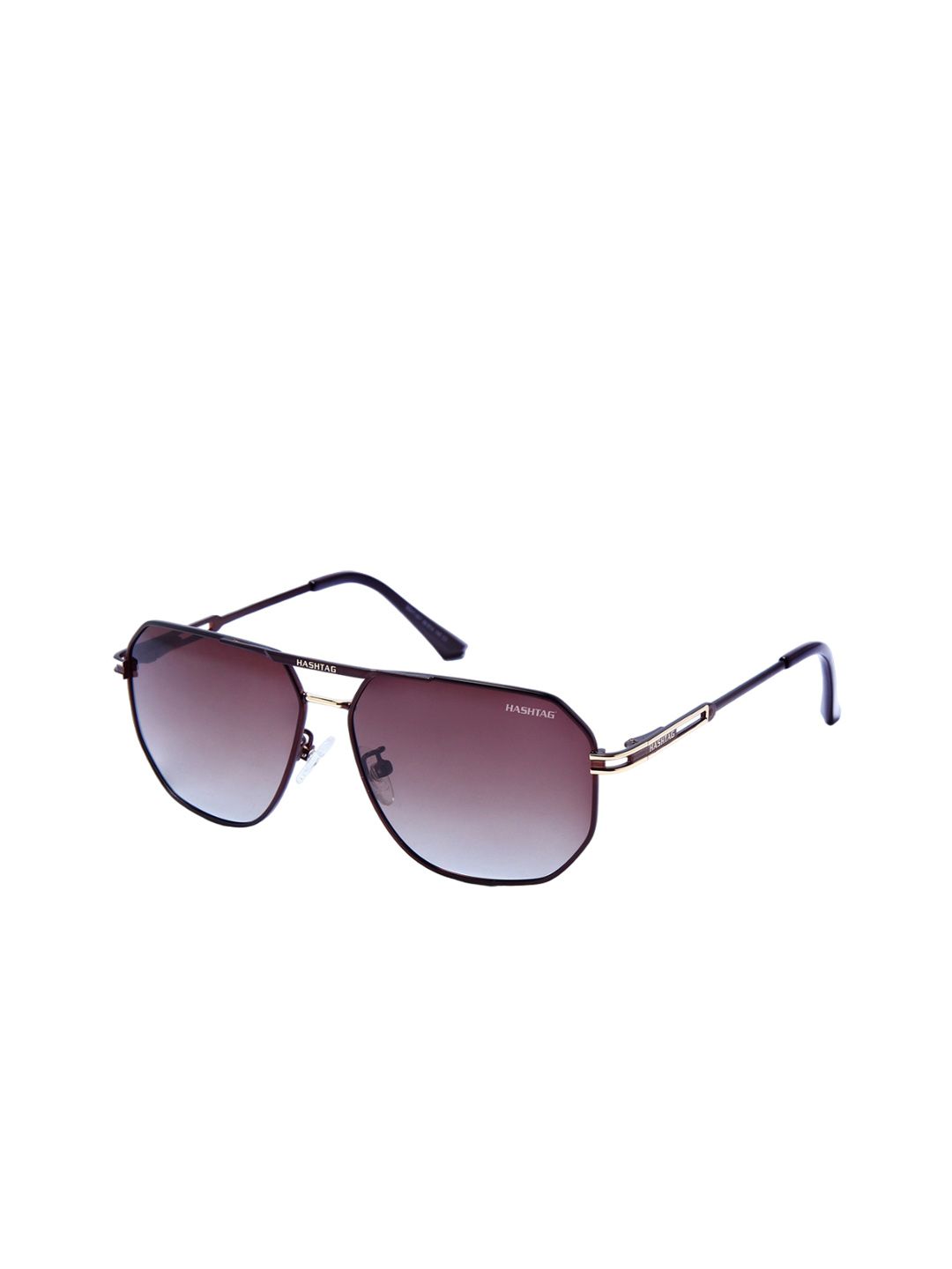 HASHTAG EYEWEAR Unisex Oversized Sunglasses with Polarised & UV Protect Lens SGHT54_07_C3