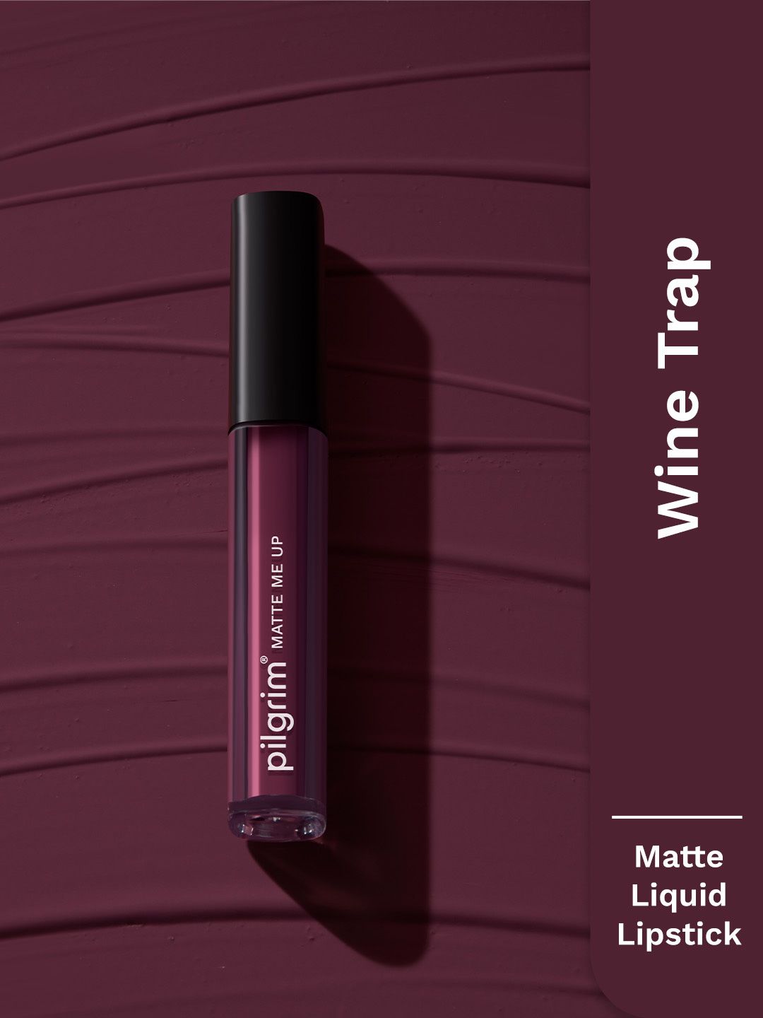 Pilgrim Matte Me Up Smudge Proof Liquid Lipstick - 3 ml - Wine Trap -17
