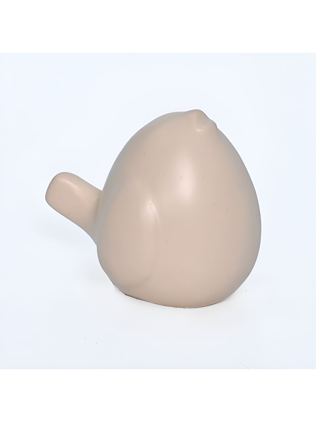 Aura Beige Ceramic Natural Living Room Small Showpiece - 2.8 Inches