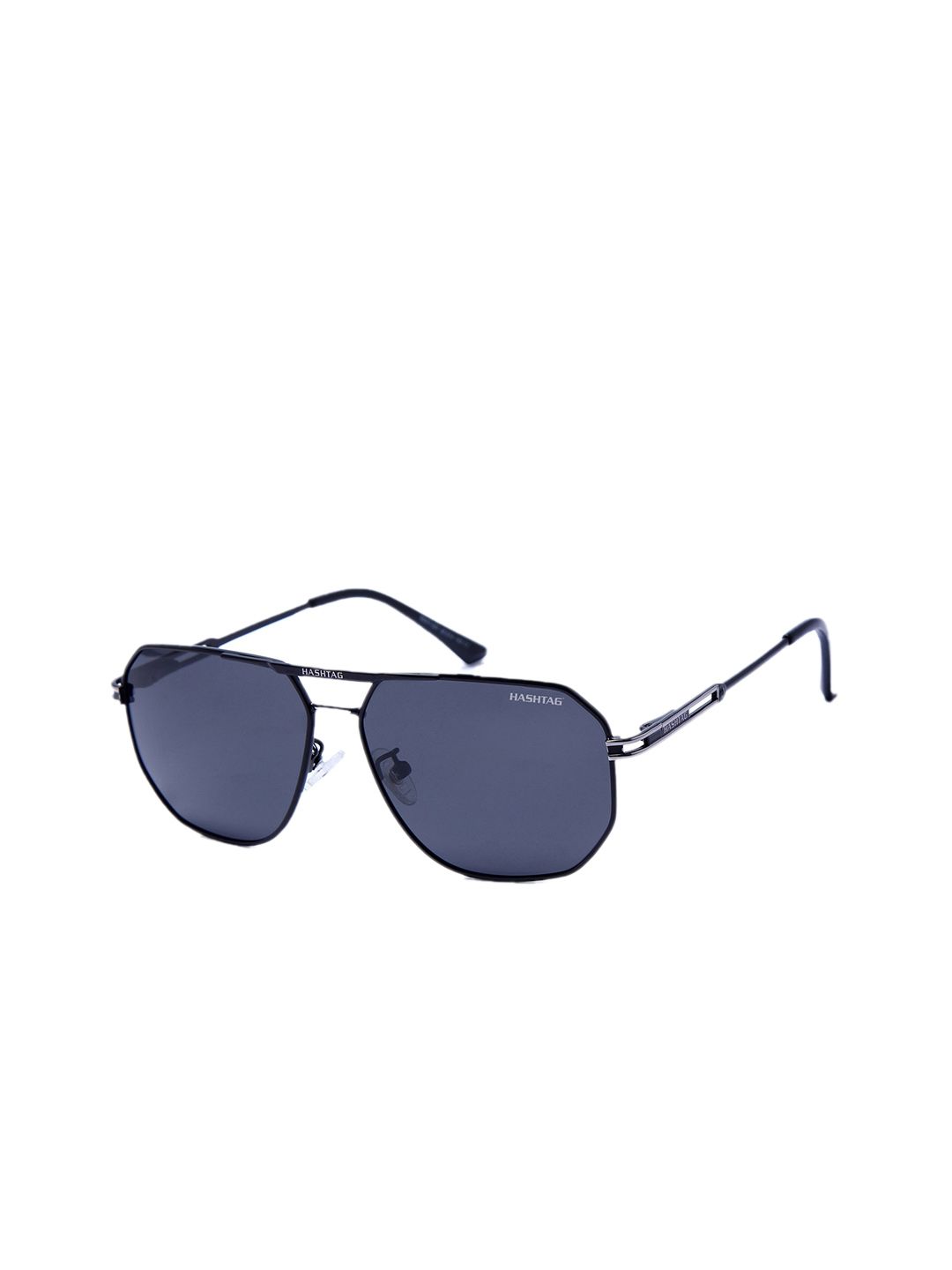 HASHTAG EYEWEAR Unisex Oversized Sunglasses with Polarised &UV Protected Lens SGHT54_07_C1