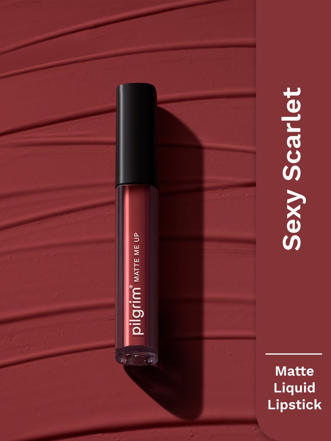 Pilgrim Matte Me Up Liquid Long-Lasting & Non-Drying Liquid Lipstick 3ml - Sexy Scarlet 26