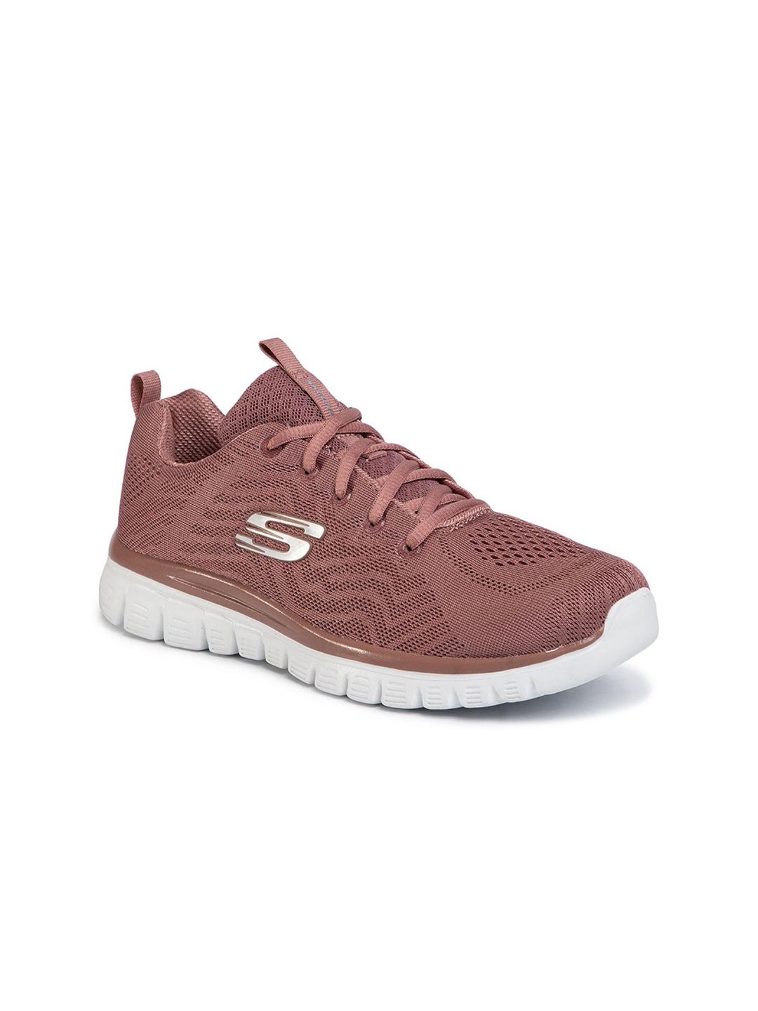 Skechers Women Walking Lace-Ups Shoes