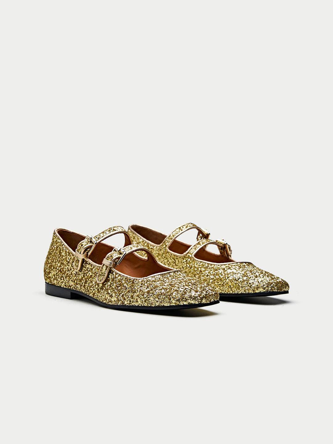 Oroh Women Party Ballerinas with Buckles Flats