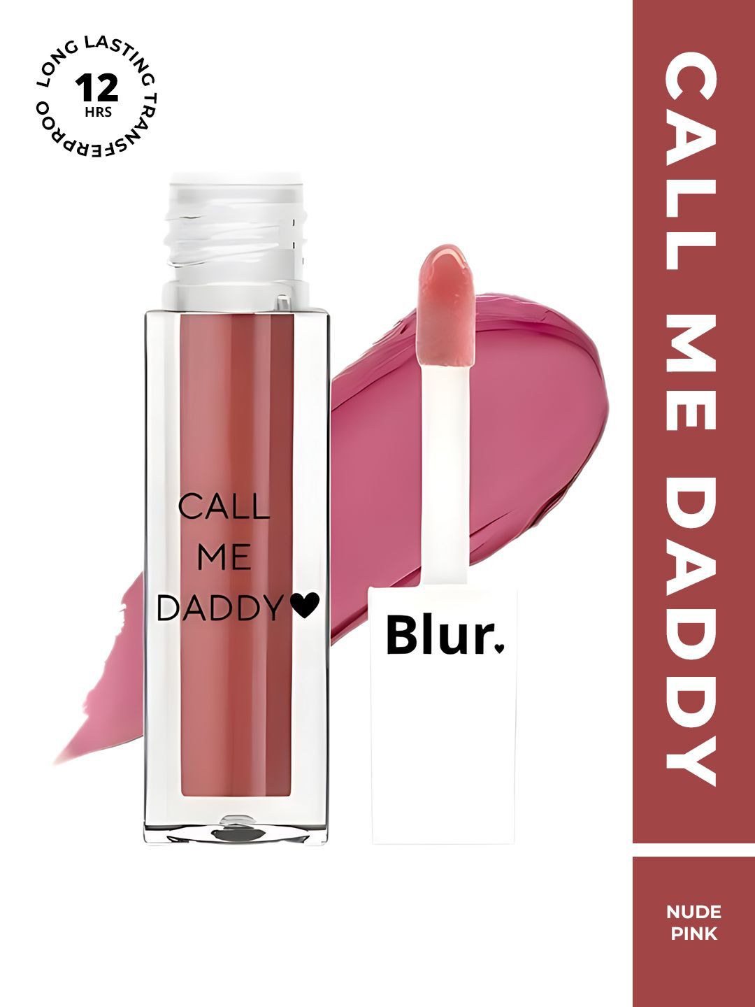 BLUR INDIA Call Me Daddy Nude Matte Liquid Lipstick 5ml - Nude Pink