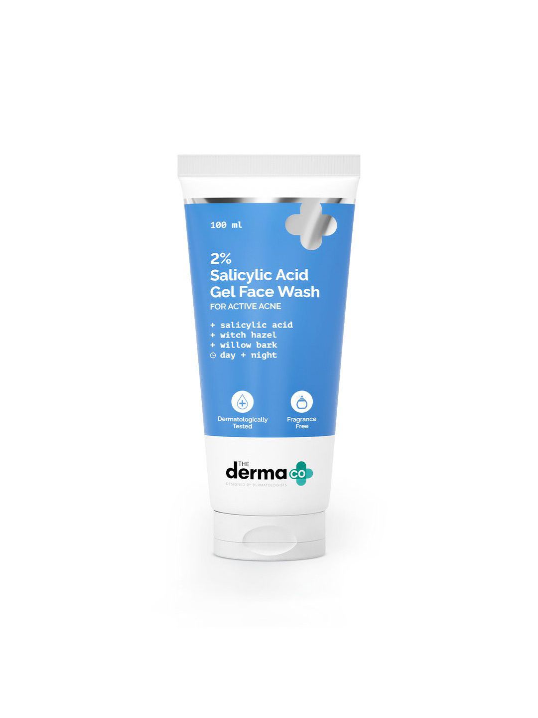 The Derma co. 2% Salicylic Acid Gel Face Wash For Active Acne - 100 ml