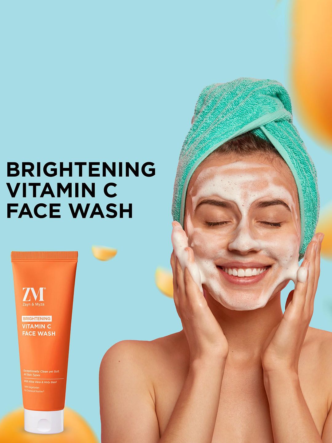Buy ZM Zayn & Myza Set Of 3 Brightening Vitamin C Face Wash With