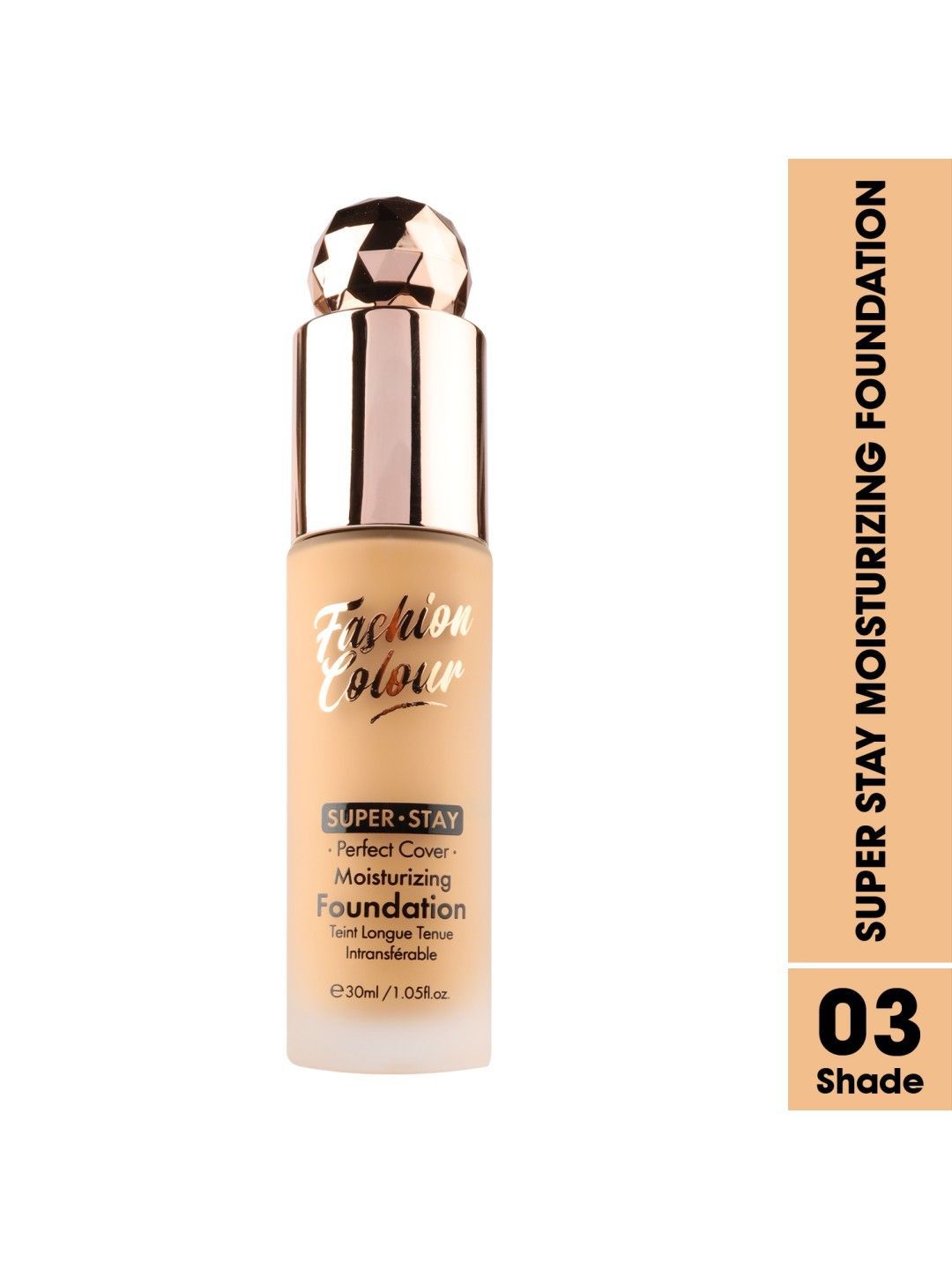 Fashion Colour Super Stay Perfect Cover Moisturizing Foundation 30 ml - Golden Beige 03