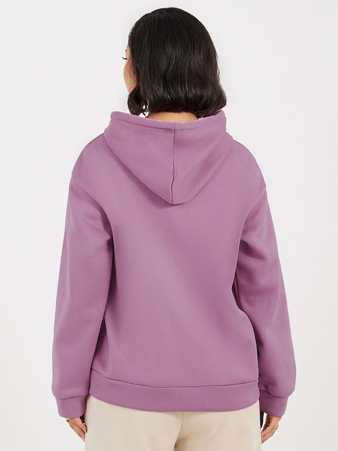 ETCYY Women's Color Block Hoodie - Long Sleeve Drawstring Pullover With Pocket, Pink, Size XL - View #8