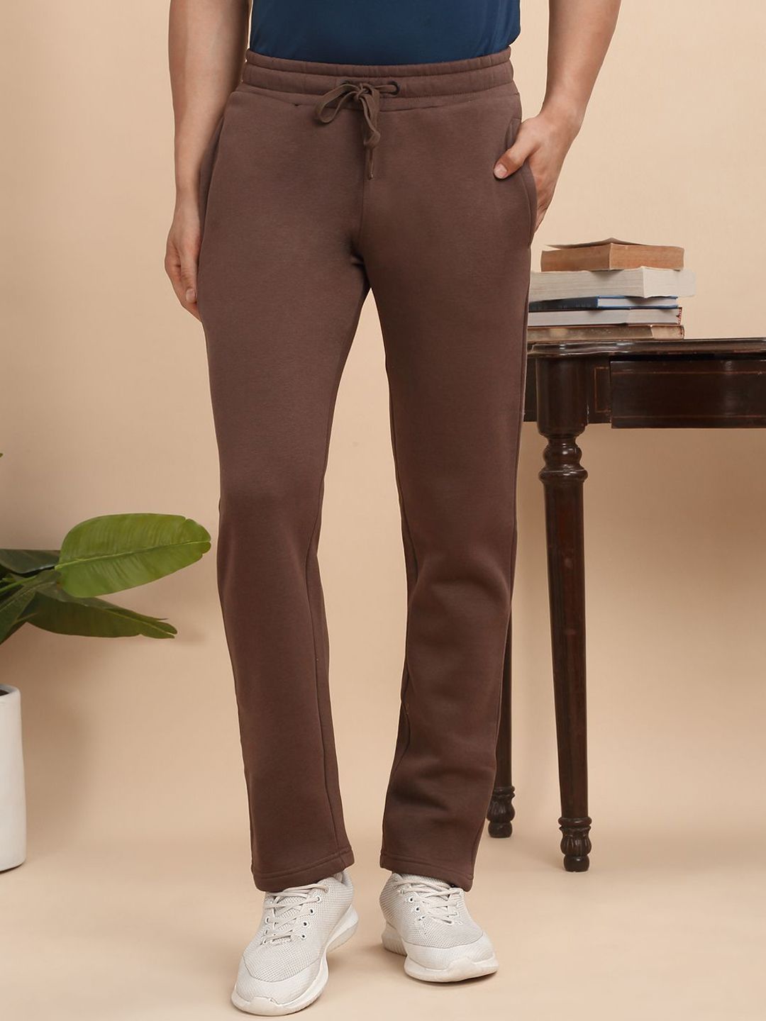 Sweet Dreams Men Cotton Mid-Rise Track Pants