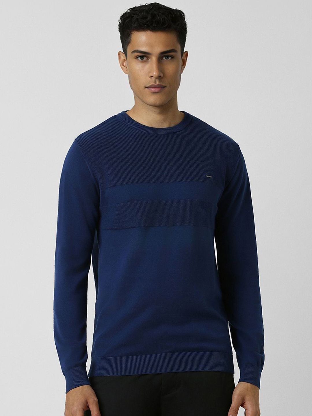 Van Heusen Men Round Neck Cotton Pullover