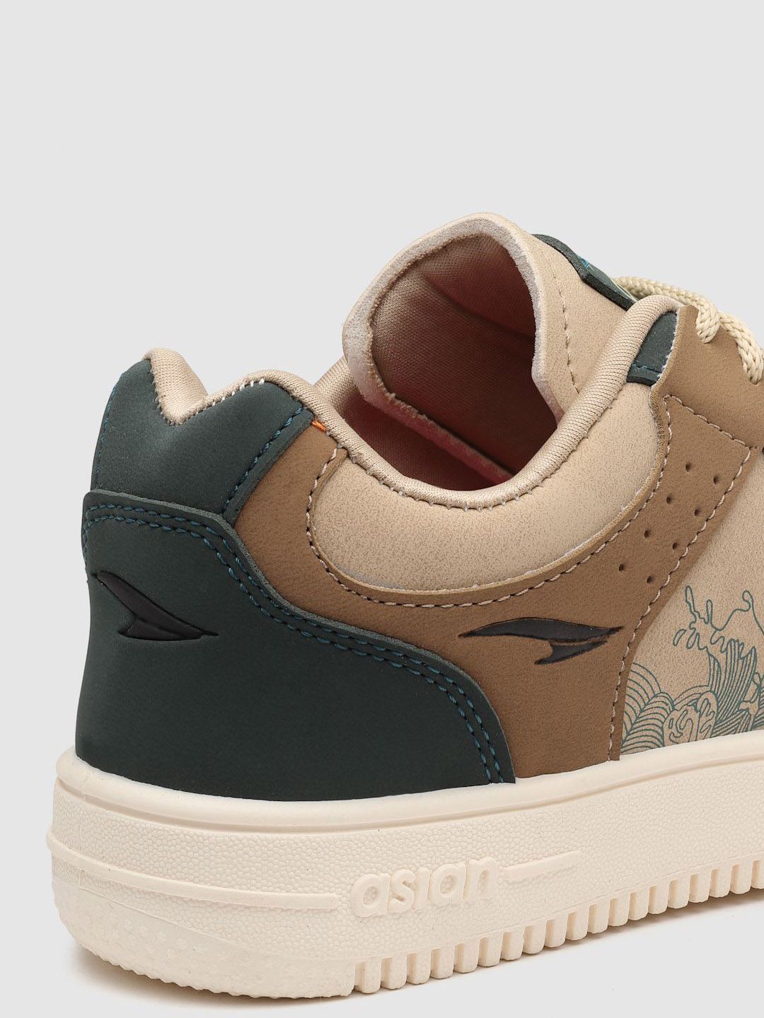 Buy ASIAN Men Colourblocked Round Toe Sneakers - Casual Shoes for