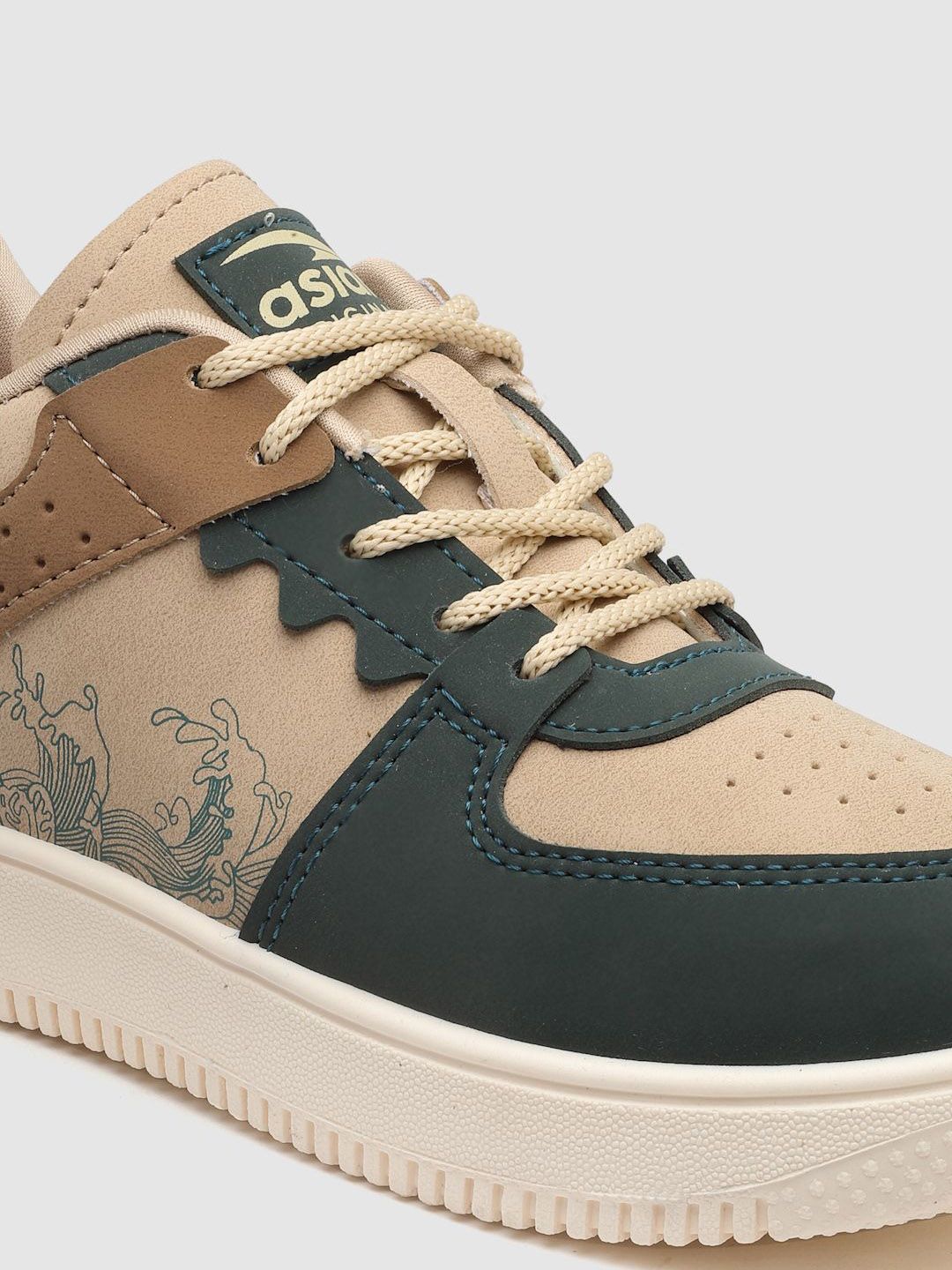 Buy ASIAN Men Colourblocked Round Toe Sneakers - Casual Shoes for