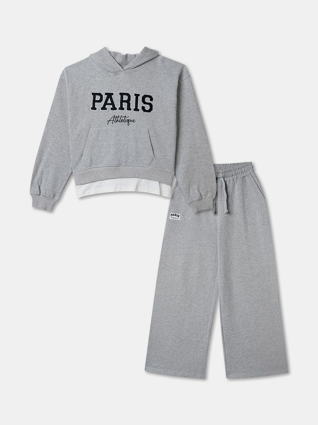 R&B Typography Printed Cotton Sweatshirt With Trouser