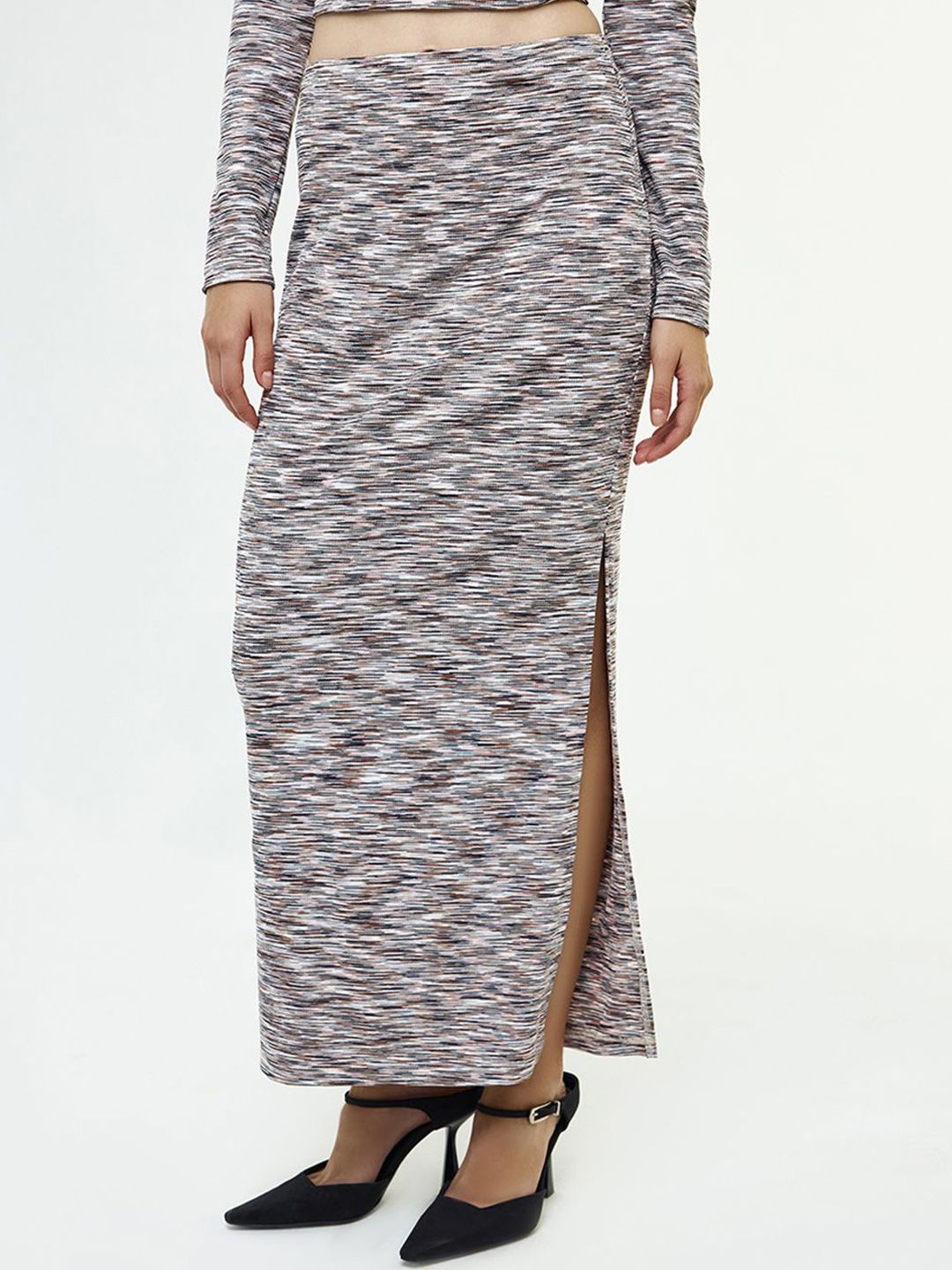 Side Slit A-Line Maxi Skirt COVER STORY Side Slit A-Line Maxi Skirt