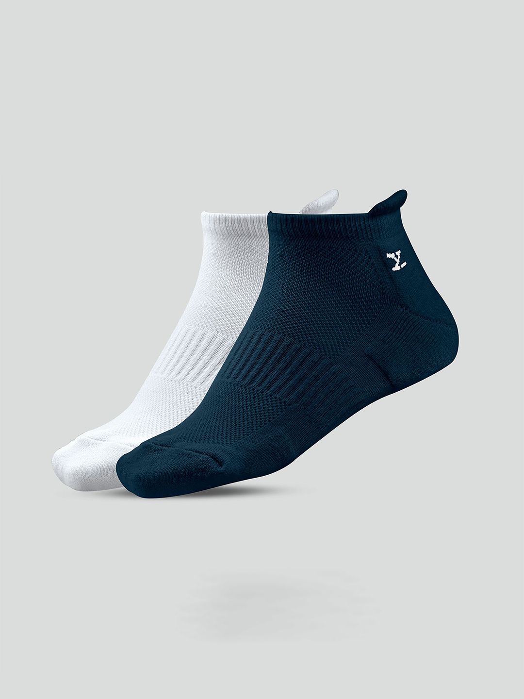 XYXX Men Pack Of 2 Ankle Length Cotton Socks