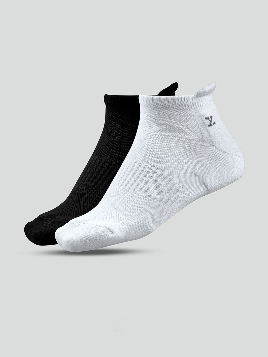 XYXX Men Pack Of 2 Ankle Length Cotton Socks