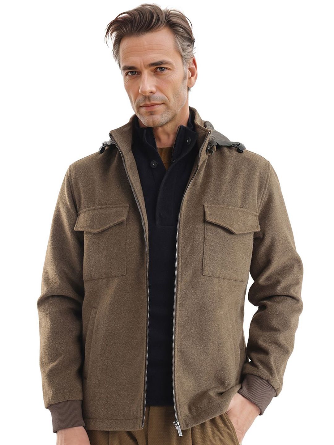 RARE RABBIT Men Bomber Jacket